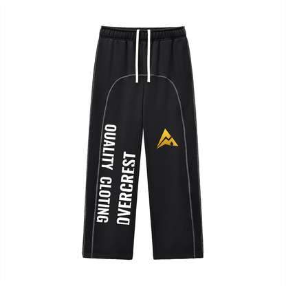 Contrast-Stitched Fleece Sweatpants
