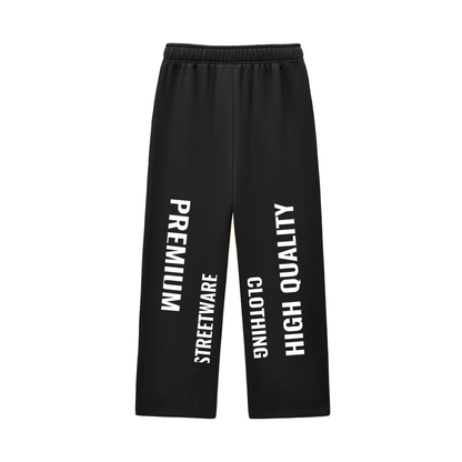 Contrast-Stitched Fleece Sweatpants