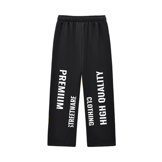 Contrast-Stitched Fleece Sweatpants