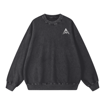Snow Washed Oversized Sweatshirt