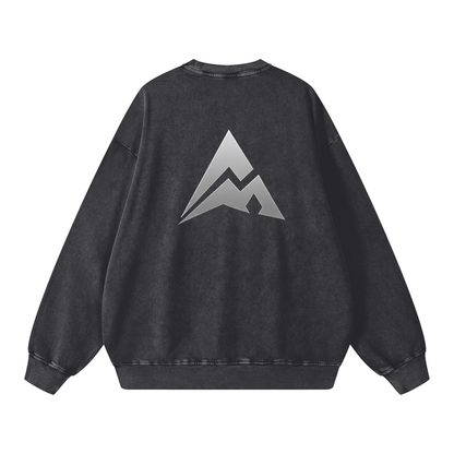 Snow Washed Oversized Sweatshirt