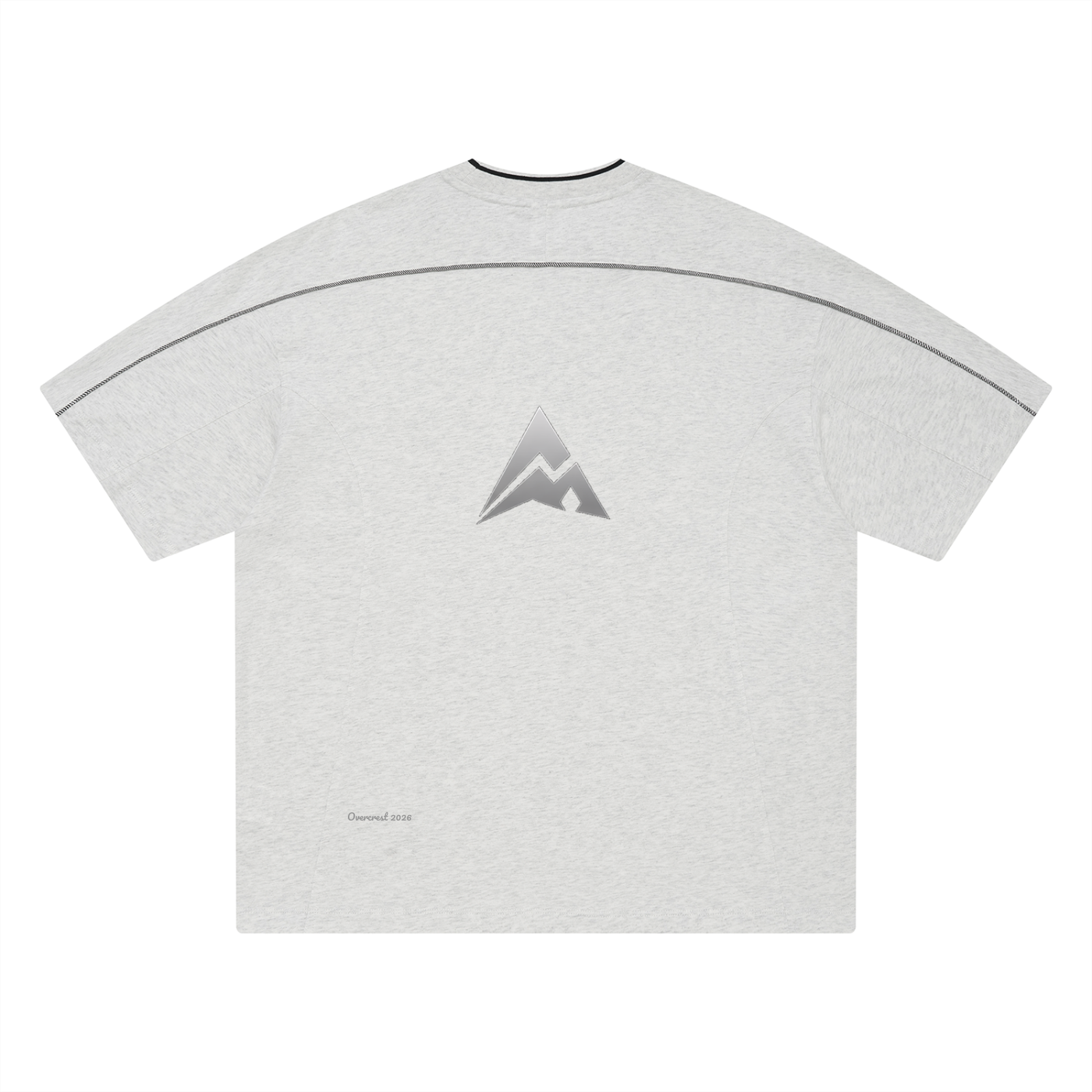 Overcrest Unisex Oversized Contrast Tape T-Shirt