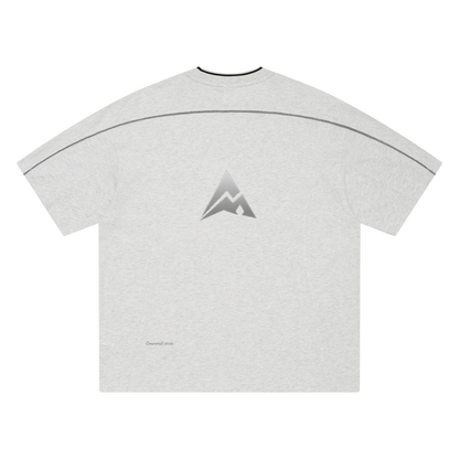 Overcrest Unisex Oversized Contrast Tape T-Shirt