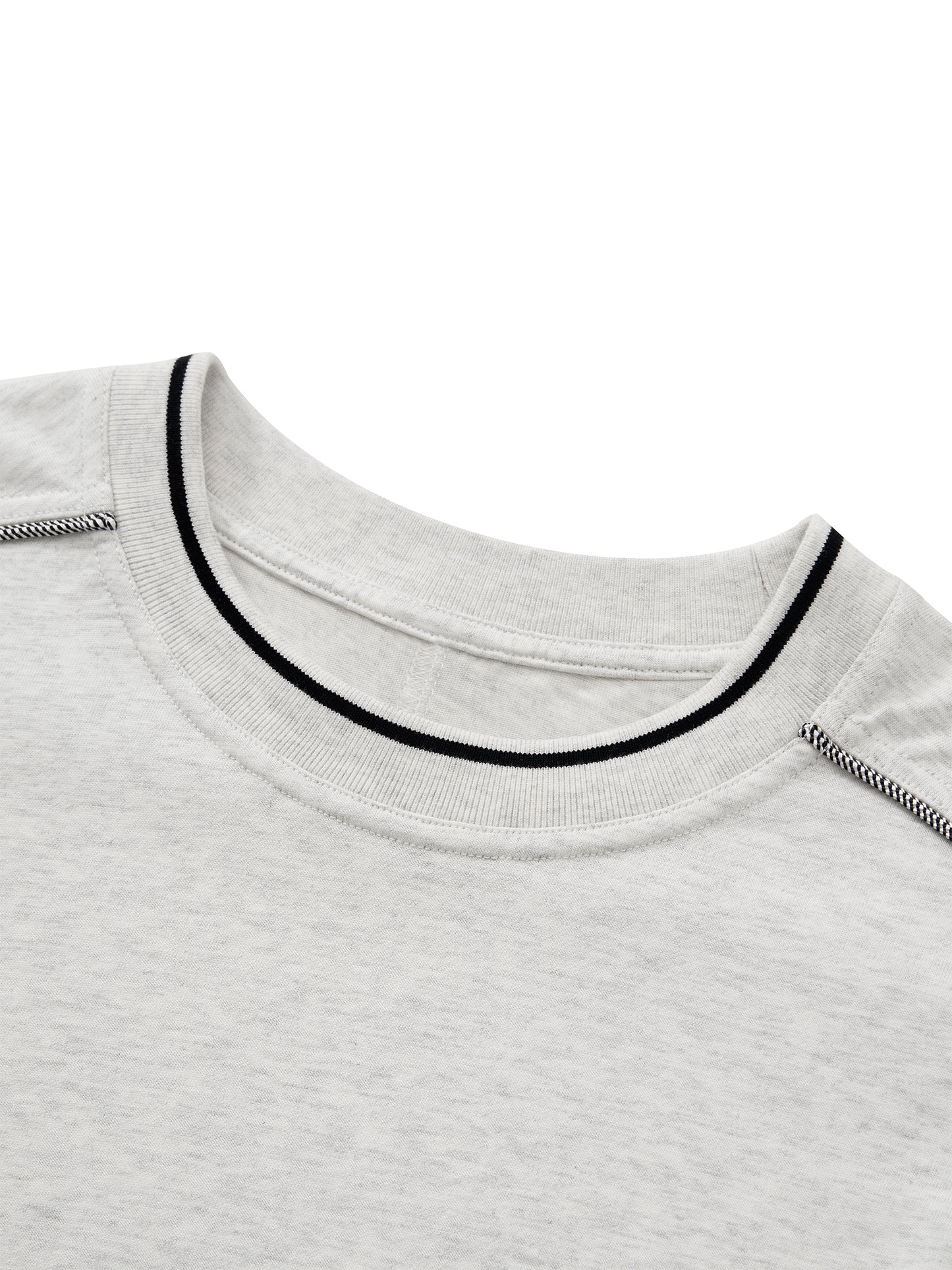 Overcrest Unisex Oversized Contrast Tape T-Shirt