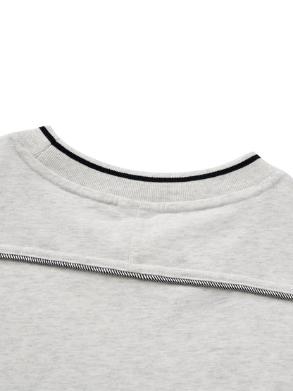 Overcrest Unisex Oversized Contrast Tape T-Shirt